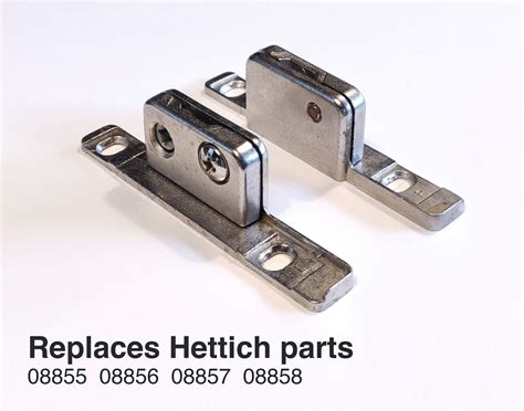 hettich multitech metal drawer front fixing bracket|Drawer Front Connector Fixing Bracket Replacement Kit.